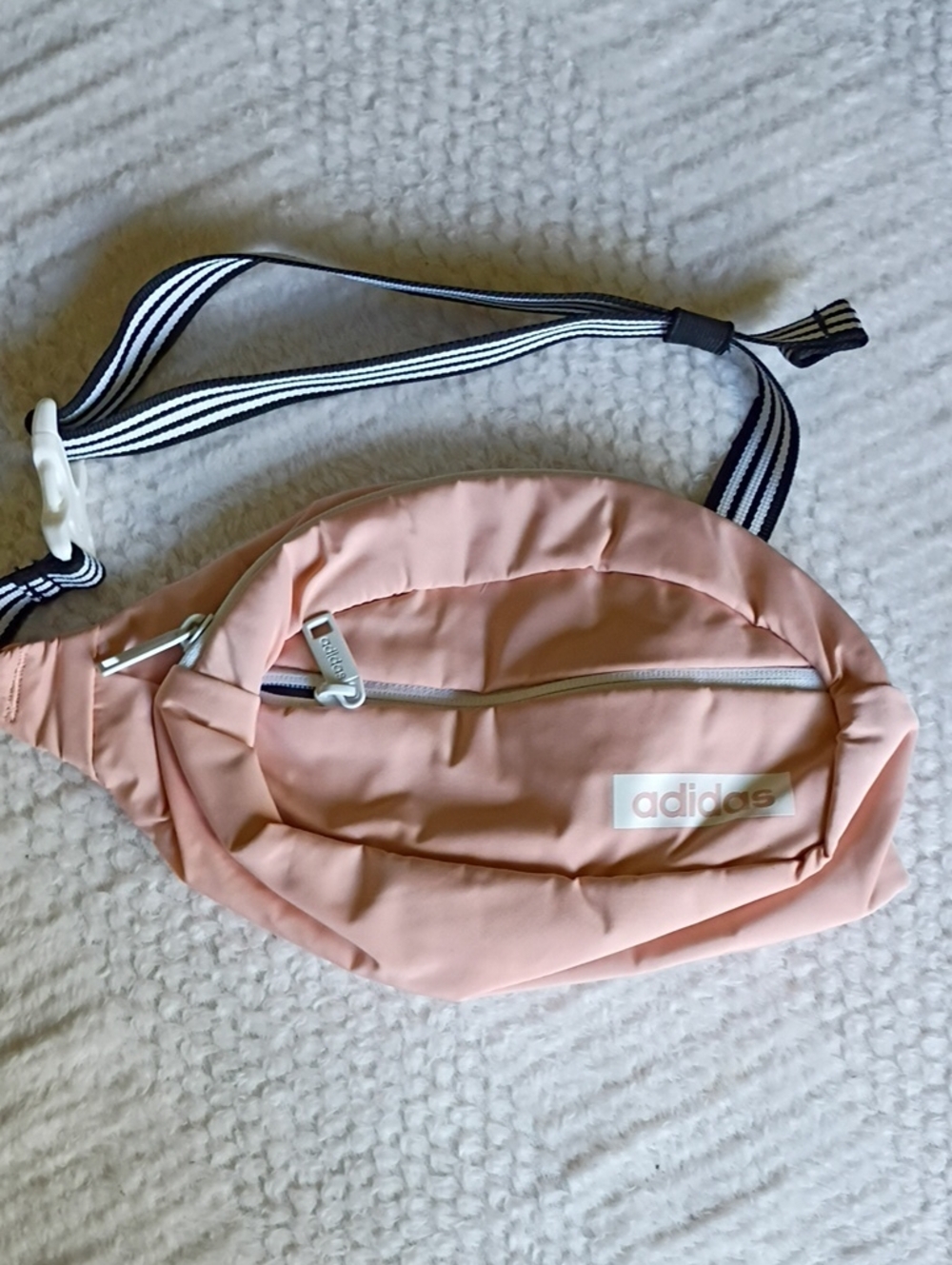 adidas blush pink crossbody waist pack